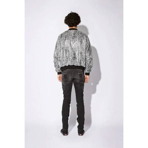 NEW RTA atticus jacket in black lines